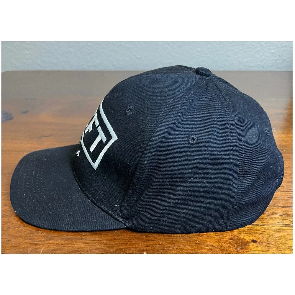 NEFT Vodka Black Adjustable Strapback Hat Cap Embroidered Logo